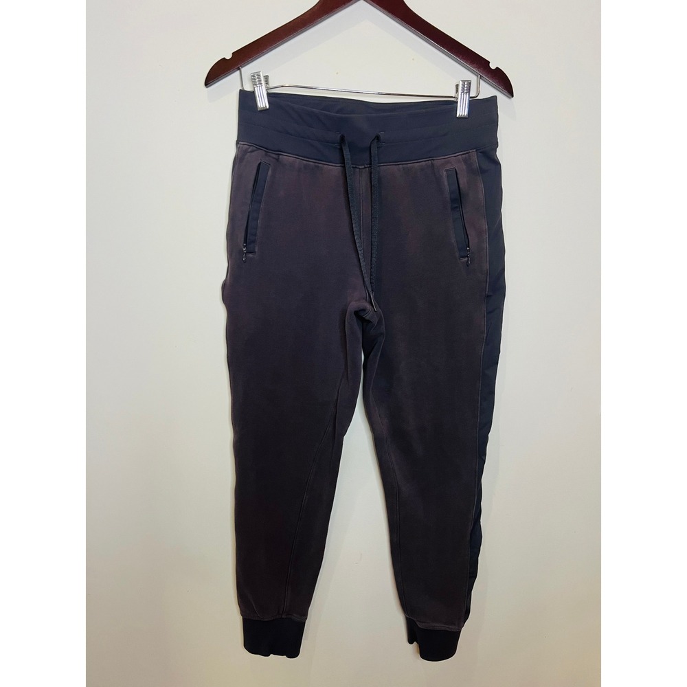 Lululemon Scuba High-Rise Jogger Fleece Pants Purple Charcoal Size 6